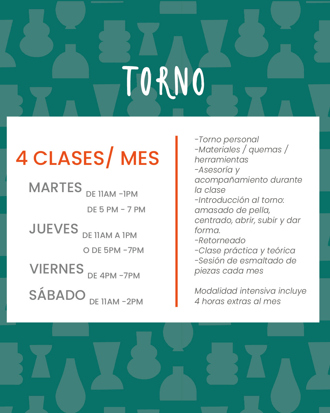 Clases torno